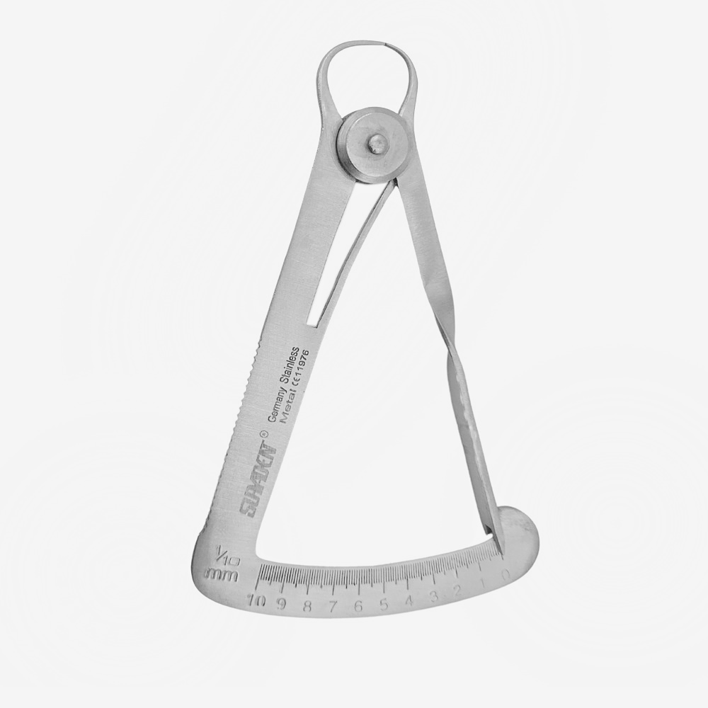 Suryadent Iwanson Dental Measuring Caliper 0–10 mm