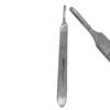 Suryadent Bard Parker Handle No.3 Flat | BP Scalpel Handle | Surgical Blade Holder