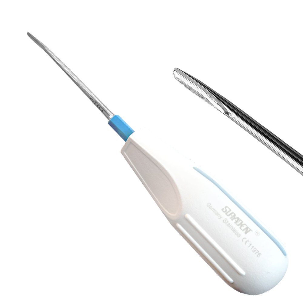 Suryadent Dental Luxating Instrument L3IC Inverted Curved Blade 3 mm – General, Lingual & Distal