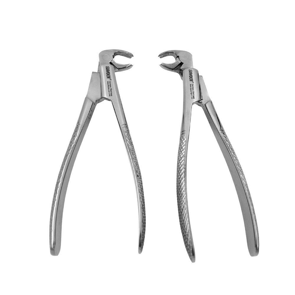 Suryadent® Tooth Extraction Forceps Lower Molars & Wisdom Routurier Left & Right Set - Image 3