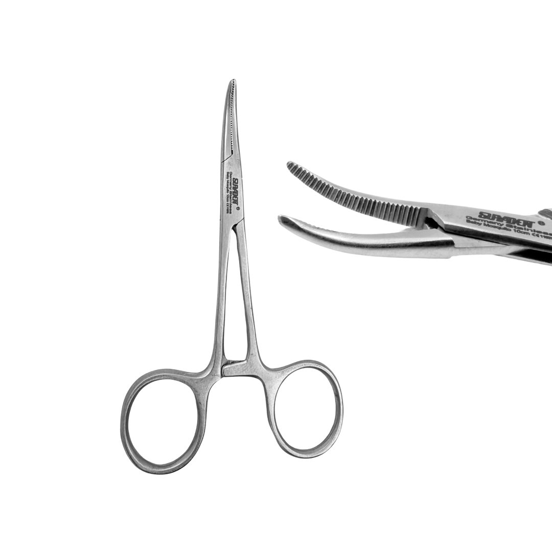 Suryadent® Artery Forceps Curved (9 cm & 13 cm) | Hemostatic Surgical Instrument - Image 2