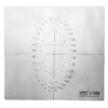 Suryadent Rubber Dam Template Sheet | Stainless Steel | For Deciduous & Permanent Teeth